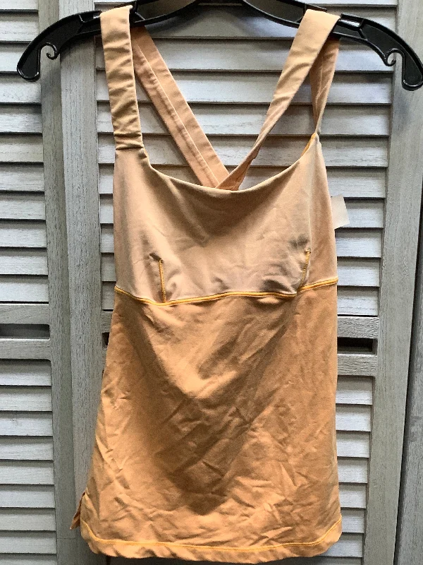 Yoga Tops with Adjustable Fit for Custom Support -Orange Athletic Tank Top Lululemon, Size 4
