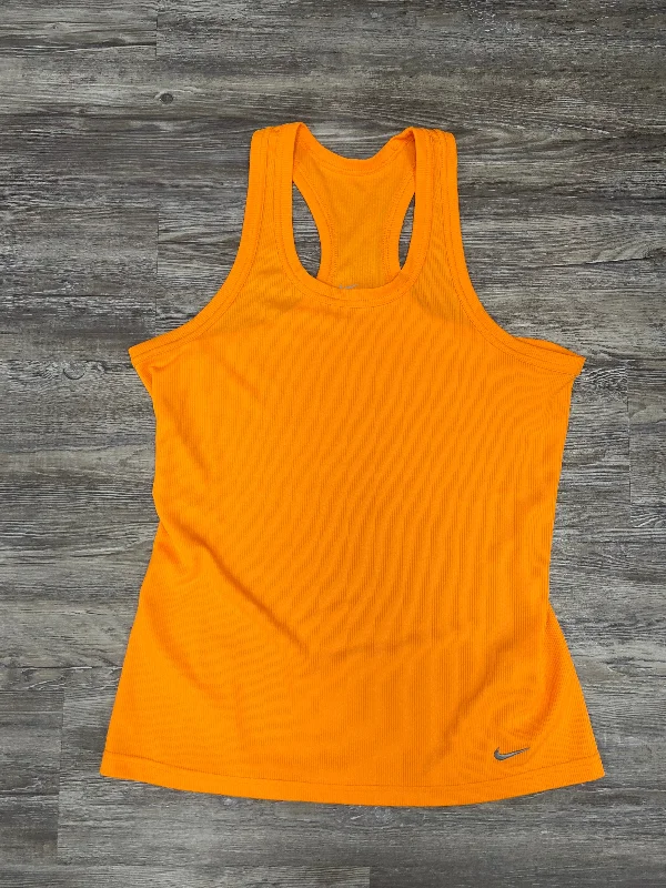 Comfortable Yoga Tops for All Workouts -Orange Athletic Tank Top Nike Apparel, Size Xl Comfortable Yoga Tops for All Workouts -Orange Athletic Tank Top Nike Apparel, Size Xl