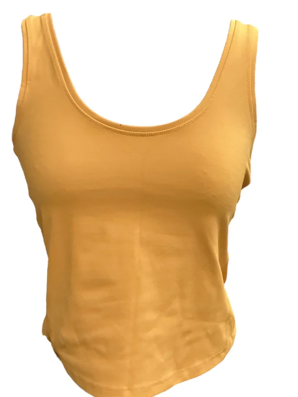 Women's Yoga Tops for Outdoor Activities -Orange Athletic Tank Top Spanx, Size S