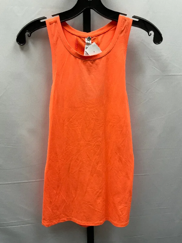 Yoga Tops for Yoga and Relaxation -Orange Athletic Tank Top Under Armour, Size M