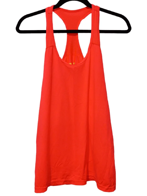 Stylish Yoga Tops for Training and Classes -Orange Athletic Tank Top Xersion, Size M