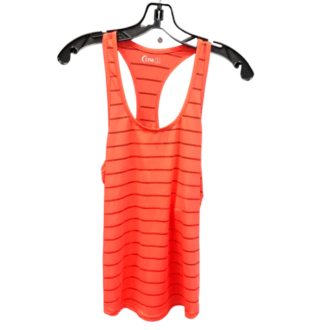 Yoga Tops for Deep Flexibility Training -Orange Athletic Tank Top Zyia, Size S