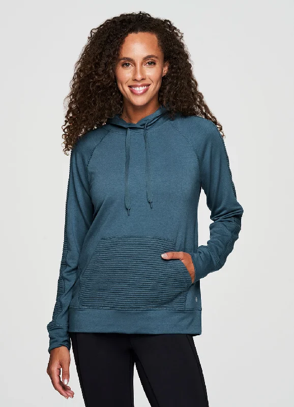 Loose Yoga Tops for Breathability -Ottoman French Terry Sweatshirt
