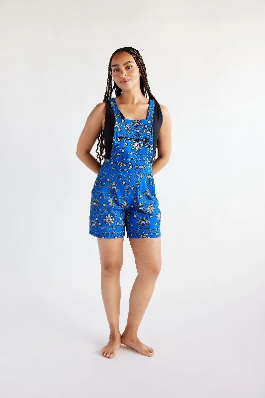 Yoga Shorts for Hot Yoga Classes -Overall Romper - Bloom