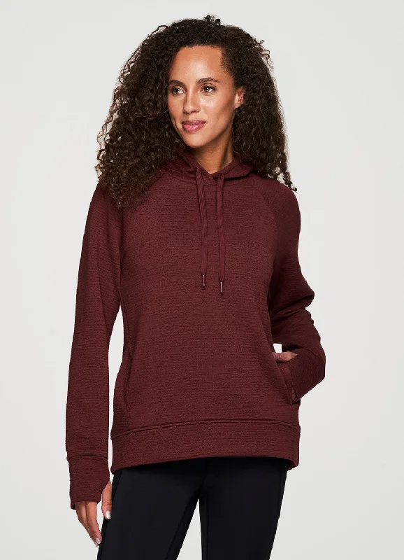 Yoga Tops for High Support -Overlook Jacquard Hoodie