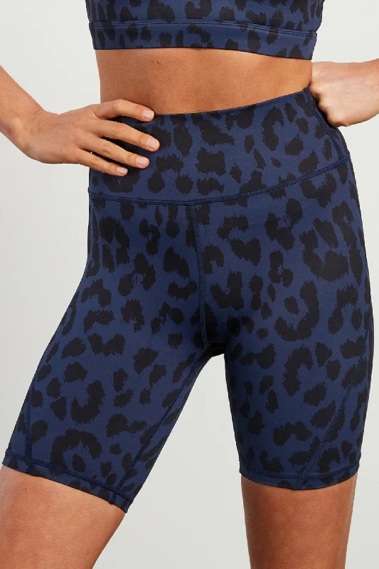 Yoga Shorts for Running and Yoga -Oversized Cheetah Shaper Bike Short