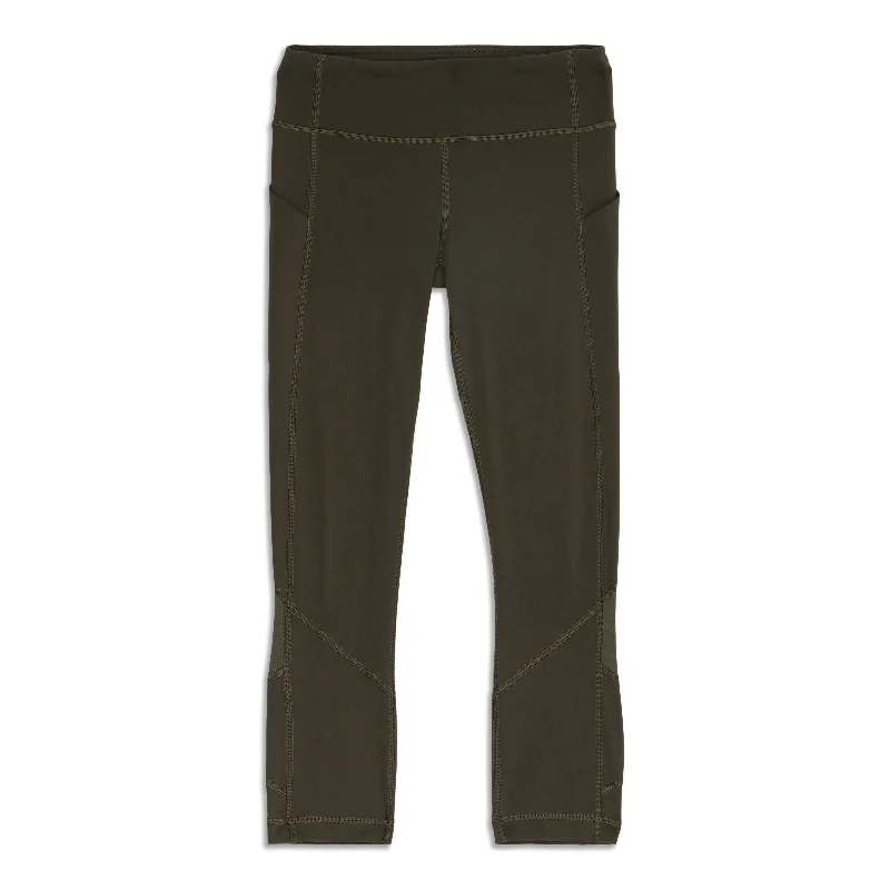 Soft Compression Yoga Pants for Flexibility -Pace Rival Crop - Resale