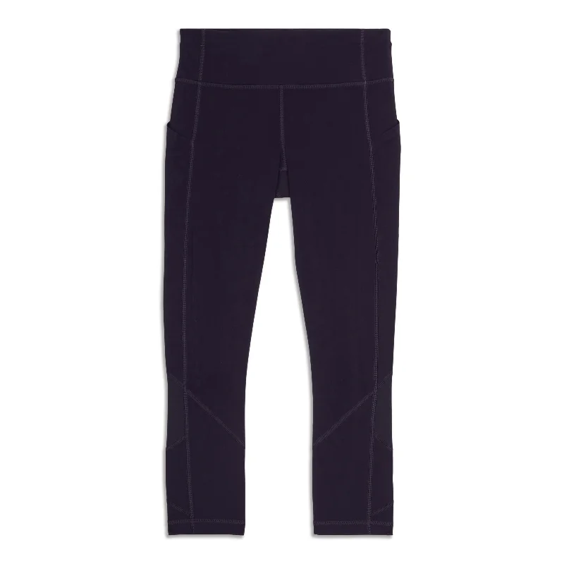 Comfortable High-Waisted Yoga Pants -Pace Rival Crop - Resale