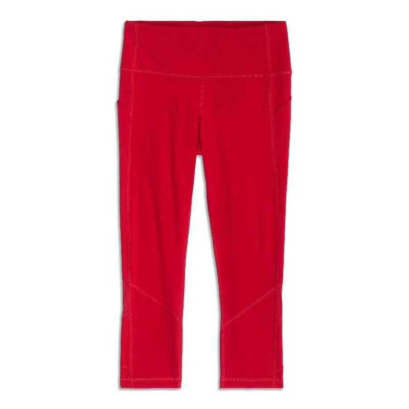 Full-Length Compression Yoga Pants -Pace Rival High-Rise Crop - Resale