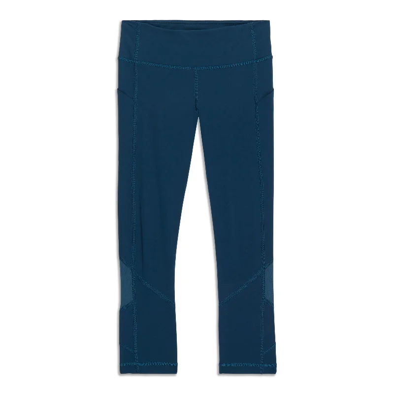 Stretchable Yoga Pants for Women -Pace Rival Mid-Rise Crop 22” - Resale