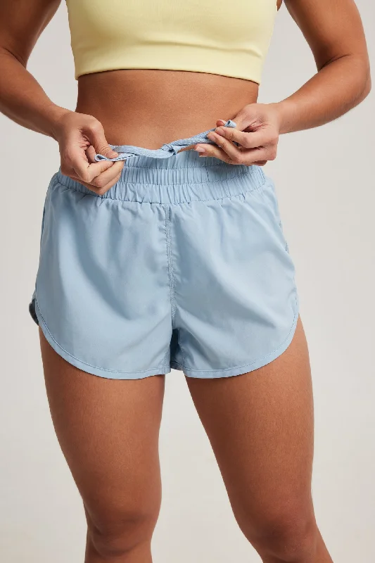 Yoga Shorts for Performance and Comfort -Pace Yourself Shorts in Explorer