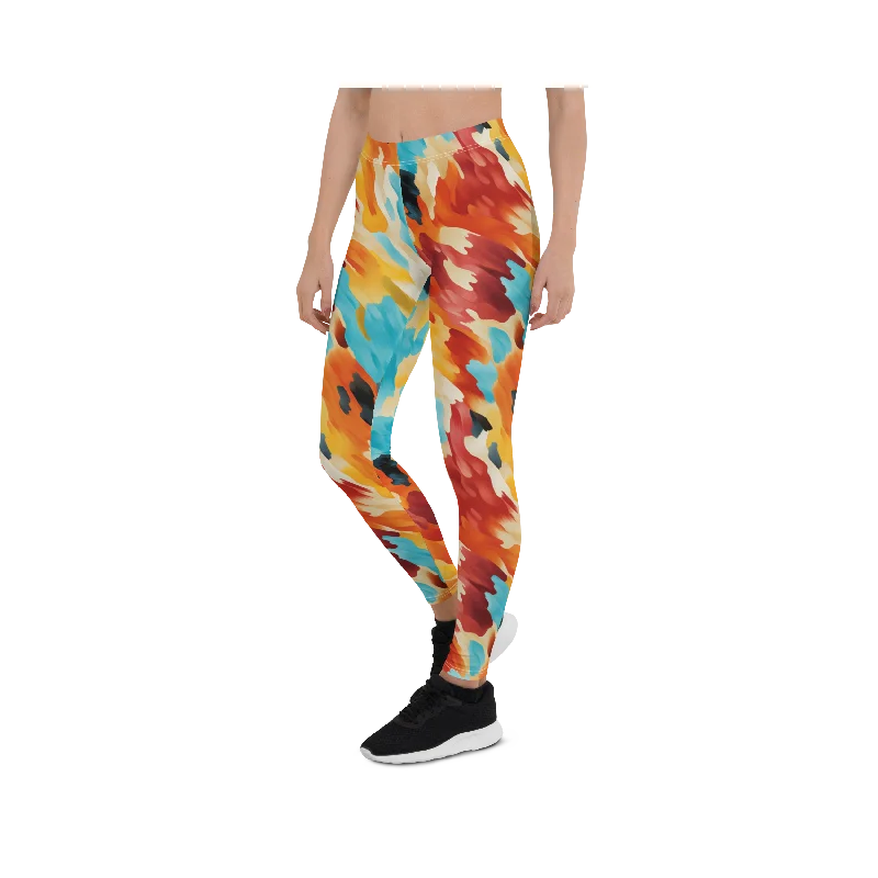 Stylish Compression Yoga Pants -Paint Board Leggings