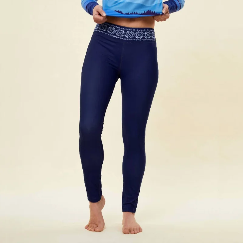 Stylish High-Waisted Yoga Shorts -Passage Legging In Indigo
