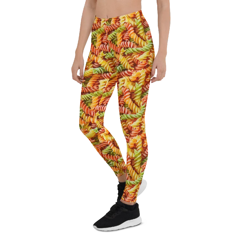 Yoga Pants for Everyday Flexibility -Pasta Time Leggings
