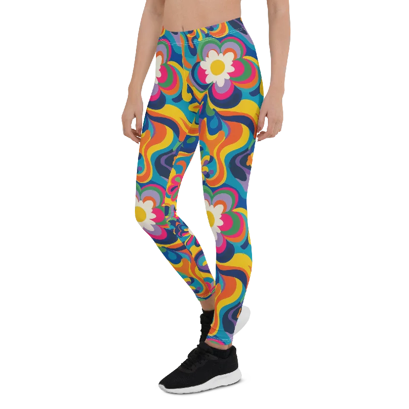 Yoga Pants for Flexibility and Strength Training -Peace Out Leggings