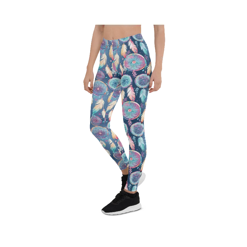 Full-Length Yoga Pants for Enhanced Movement -Peaceful Dream Catcher Leggings