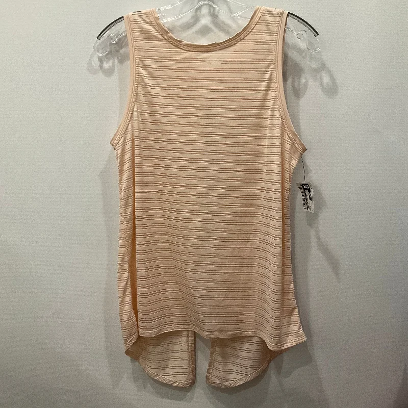 Yoga Tops for Everyday Stretching -Peach Athletic Tank Top Lululemon, Size 4