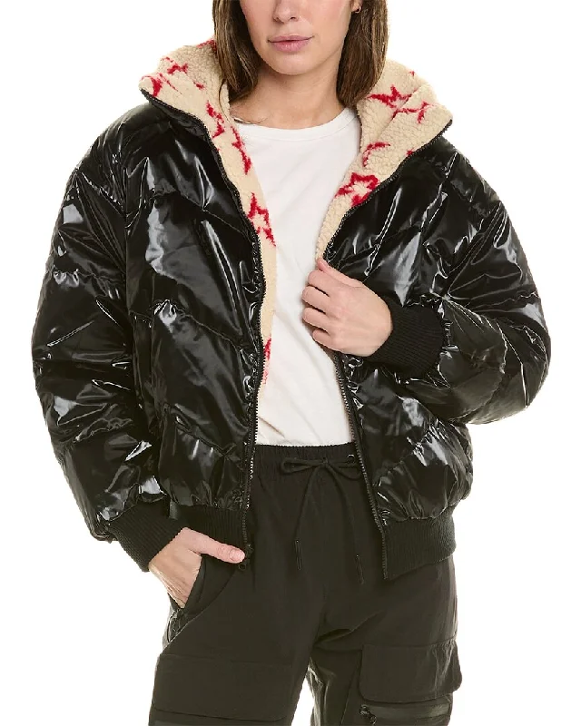 Full-Length Yoga Shorts for Comfortable Fit -Perfect Moment Reversible Jacket