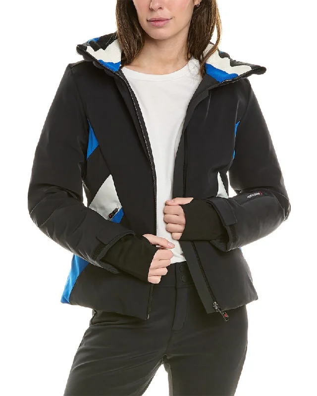 Yoga Shorts with Smooth Waist Fit -Perfect Moment Ski Duvet Performance Jacket
