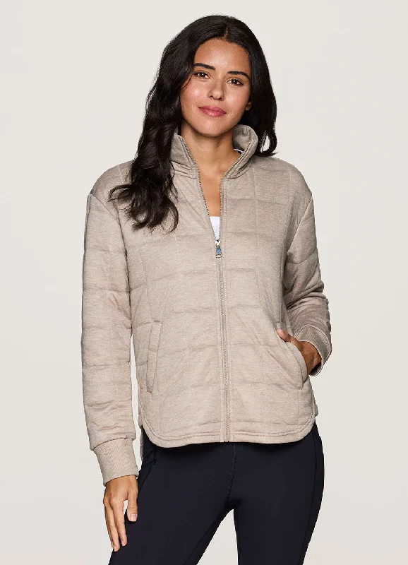 Yoga Tops with Soft Material for Extra Comfort -Perfect Weekend Quilted Jacket