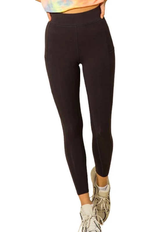 Yoga Shorts for Intense Workouts -Perfectly Basic Legging In Black