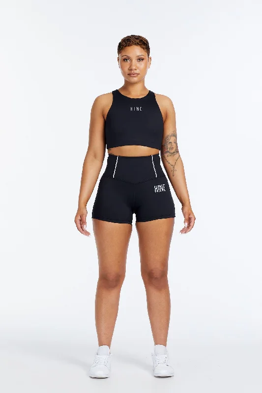 Yoga Shorts for Maximum Freedom of Movement -PERFORMANCE SHORT SHORTS ONYX