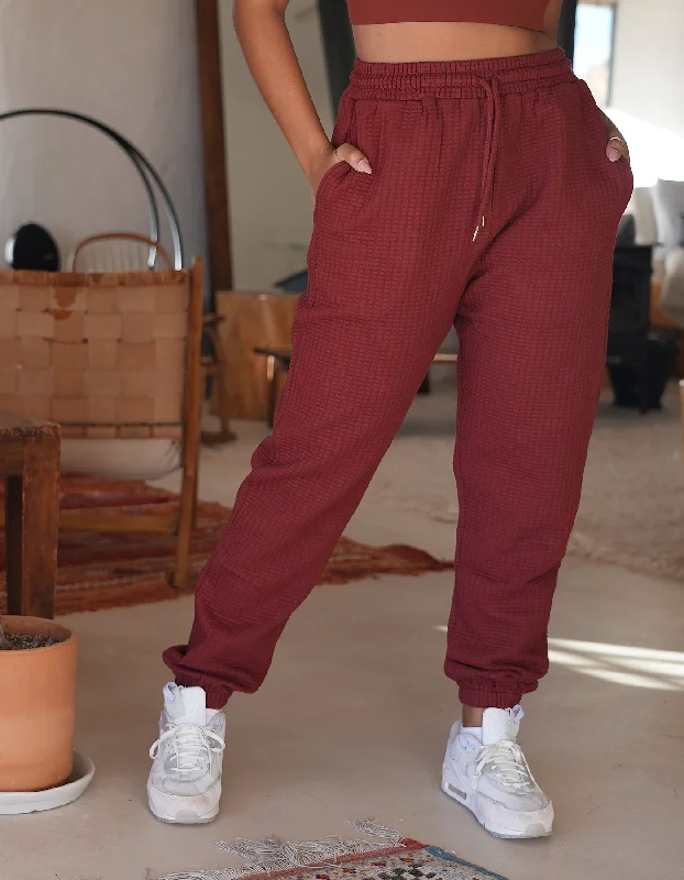 Yoga Pants for Supportive Workouts -Phaedra Joggers - Phoenix