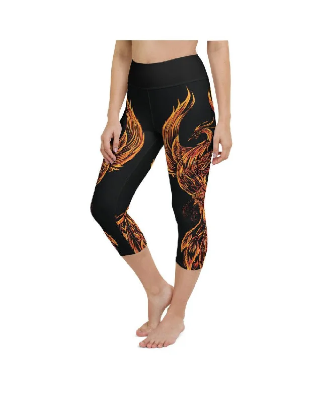 Compression Yoga Pants -Phoenix Yoga Capris