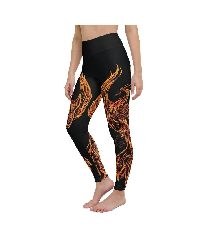 Breathable Full-Length Yoga Pants -Phoenix Yoga Pants