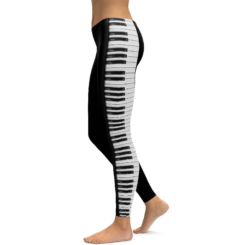 Best Fit Yoga Pants for Active Movement -Piano Leggings