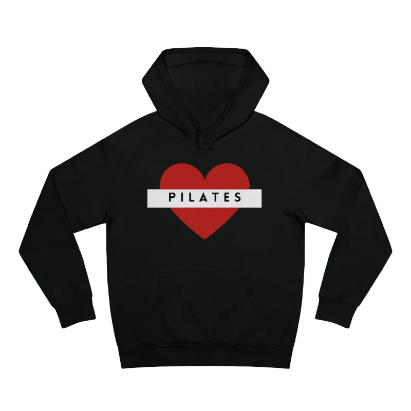 Yoga Tops for Stretching and Poses -Pilates Heart Hoodies
