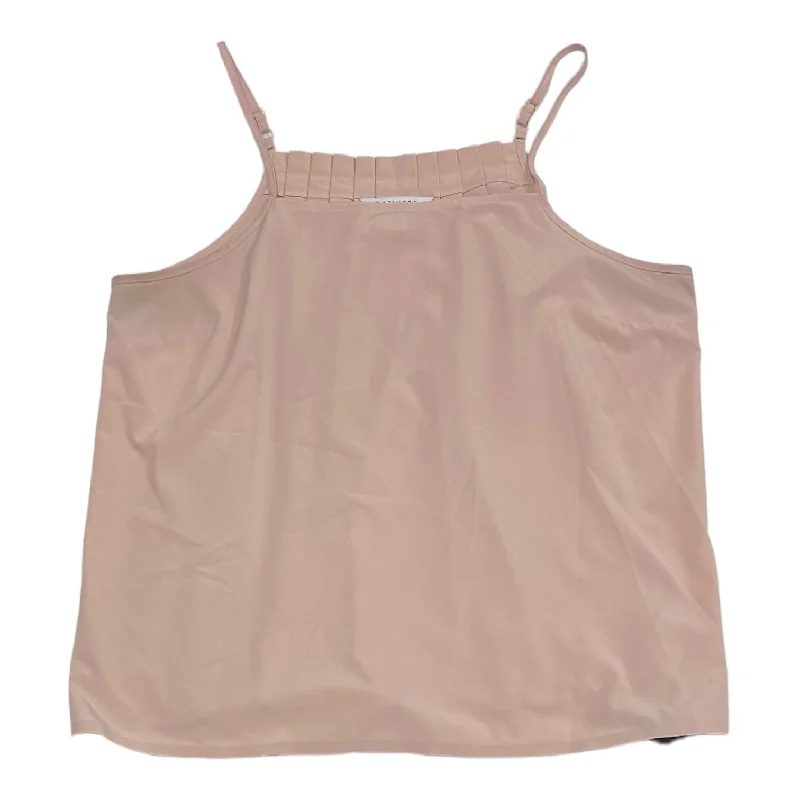 Soft Cotton Yoga Tops for Comfort -Pink Athletic Tank Top Athleta, Size L