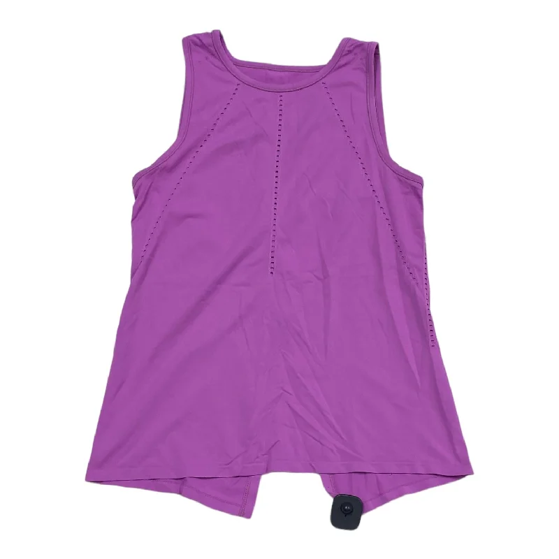 Women's Yoga Tops with High Coverage -Pink Athletic Tank Top Athleta, Size S