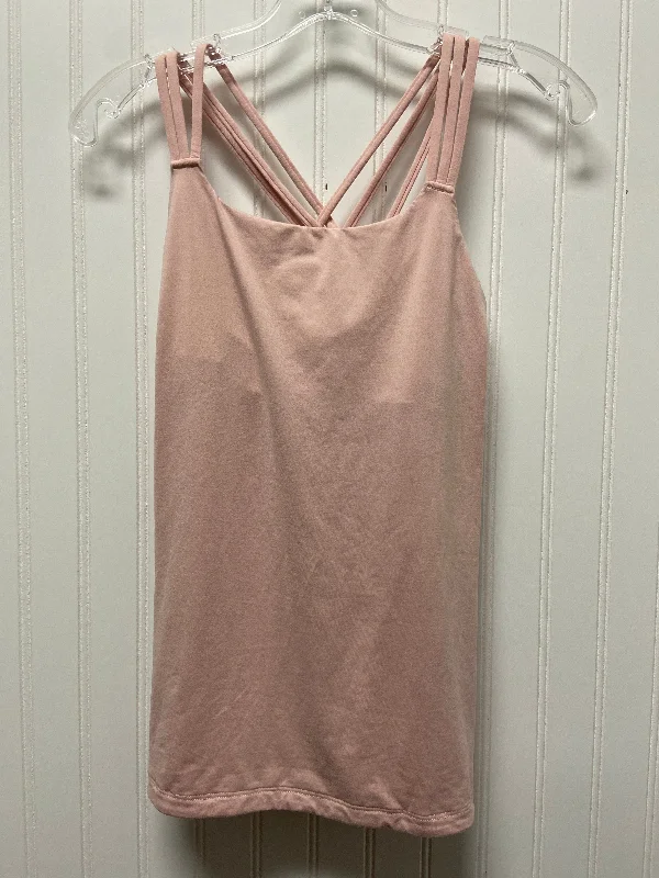 Yoga Tops for Daily Practice -Pink Athletic Tank Top Athleta, Size S