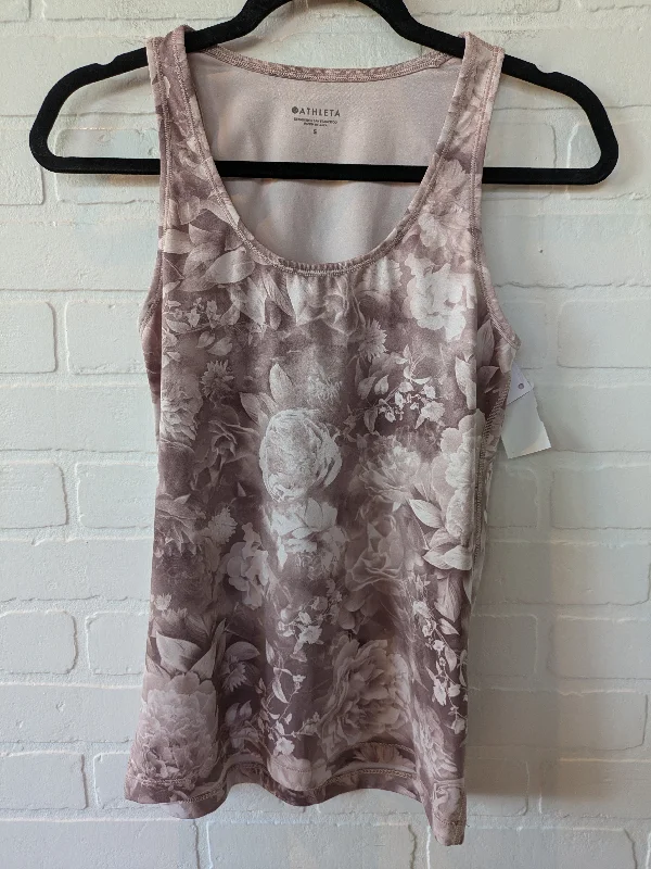 Yoga Tops for Comfort and Style -Pink Athletic Tank Top Athleta, Size S