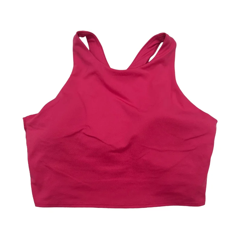 Seamless Yoga Tops for Comfort and Fit -Pink Athletic Tank Top Athleta, Size Xl
