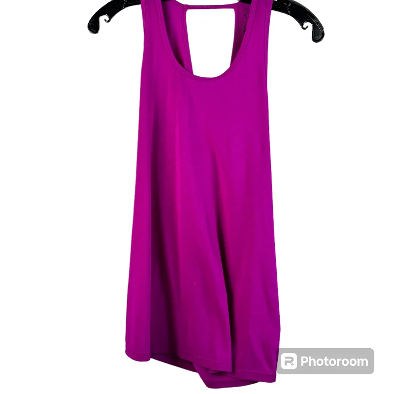 Women's Yoga Tops with Seamless Construction -Pink Athletic Tank Top Athleta, Size Xs