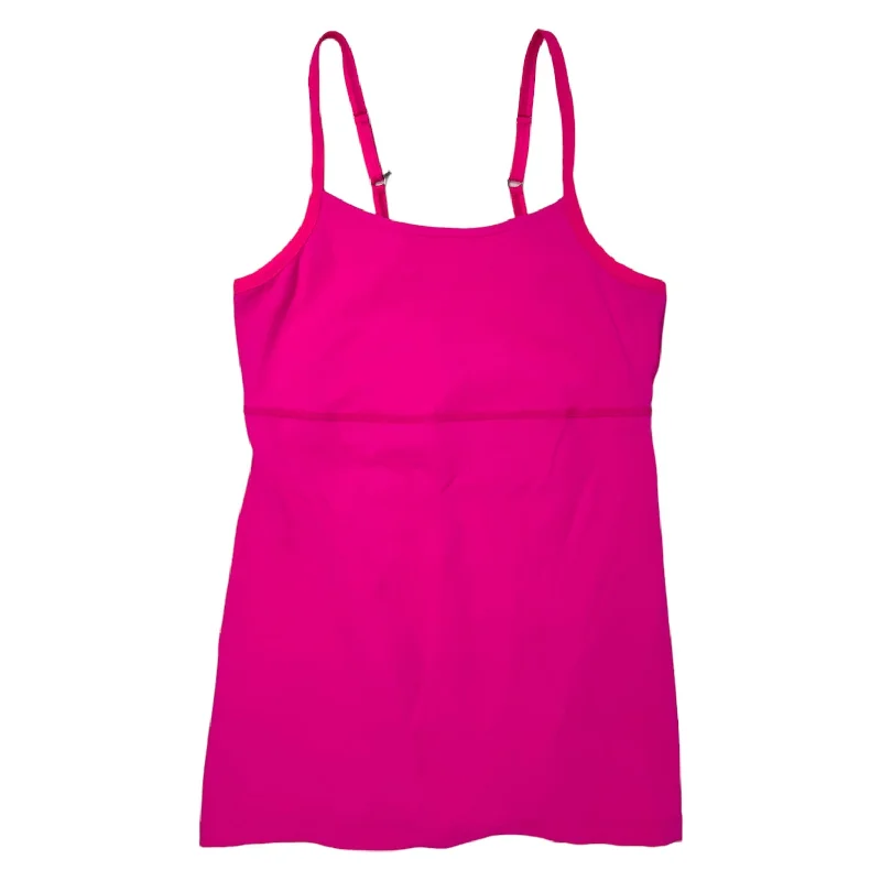 Yoga Tops for Relaxed Practice -Pink Athletic Tank Top Beyond Yoga, Size S