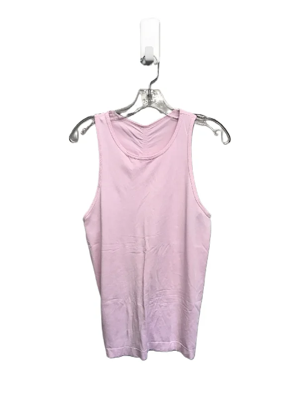 Yoga Tops for Flexibility and Easy Poses -Pink Athletic Tank Top By Athleta, Size: M