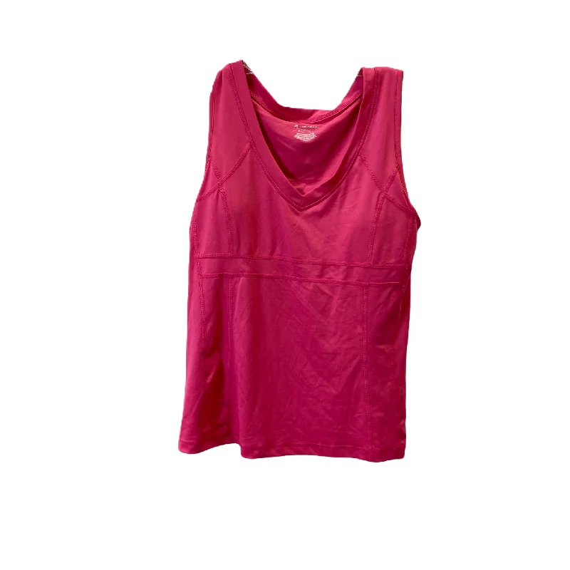 Soft Yoga Tops for Relaxation and Practice -Pink Athletic Tank Top By tek gear, Size: Xl