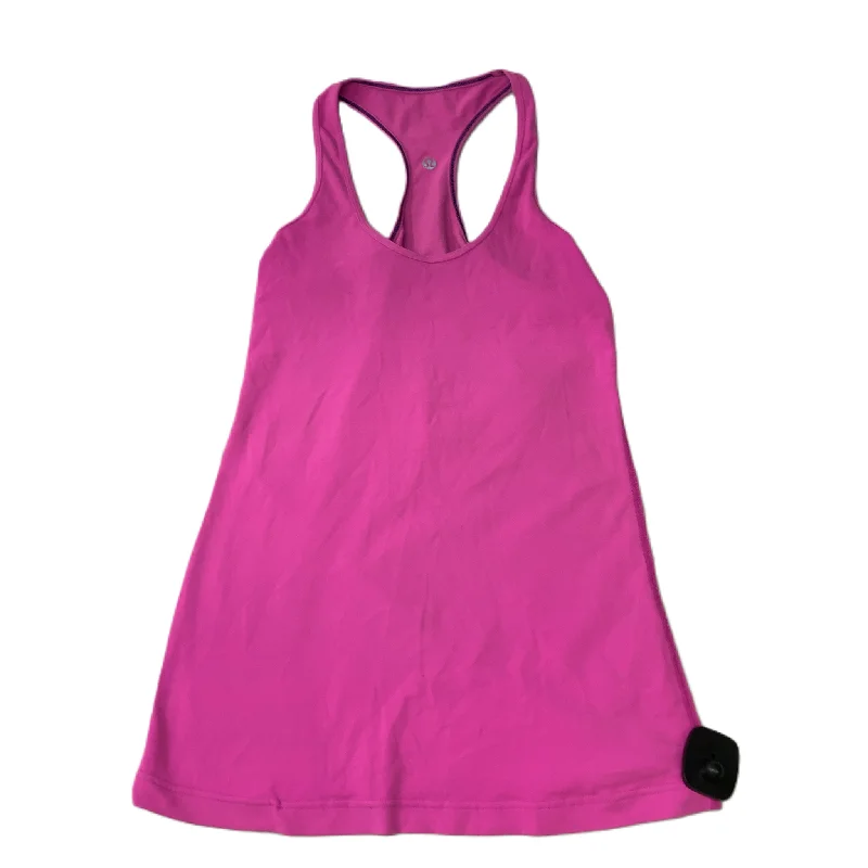Yoga Tops for Comfort and Style -Pink  Athletic Tank Top By Lululemon  Size: M