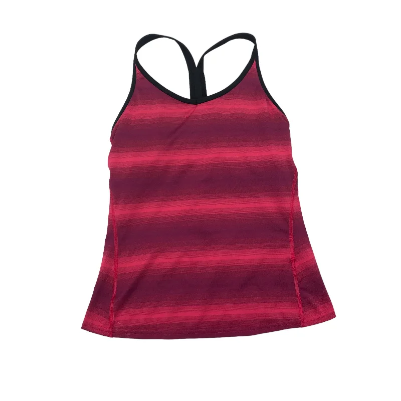 Stylish Yoga Tops for Studio and Gym -PINK ATHLETIC TANK TOP by NEW BALANCE Size:M