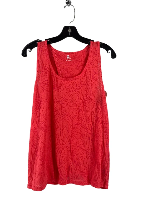 Affordable Yoga Tops for Women -Pink Athletic Tank Top C9 By Champion, Size L
