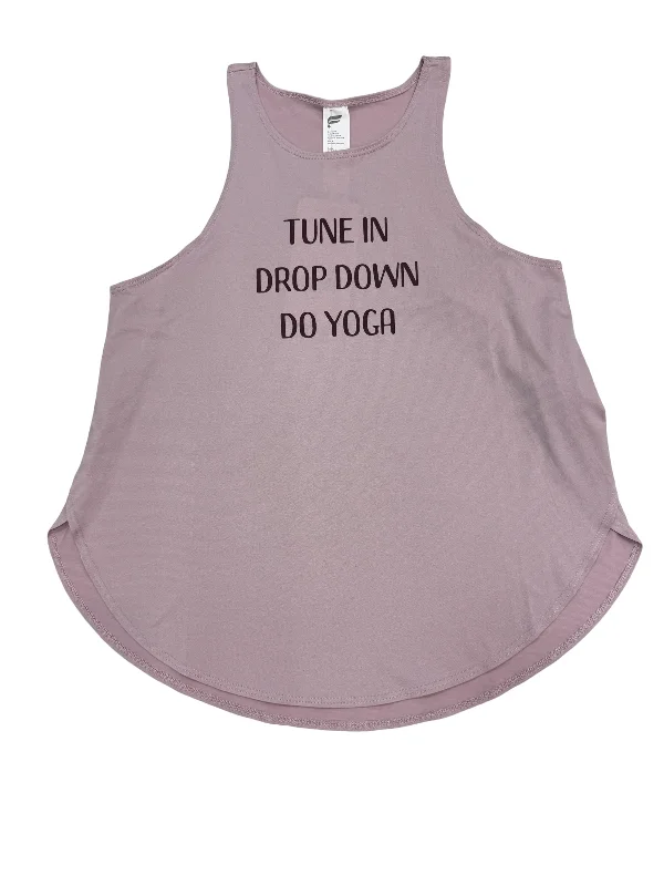 Breathable Yoga Tops for Women -Pink Athletic Tank Top Fabletics, Size S