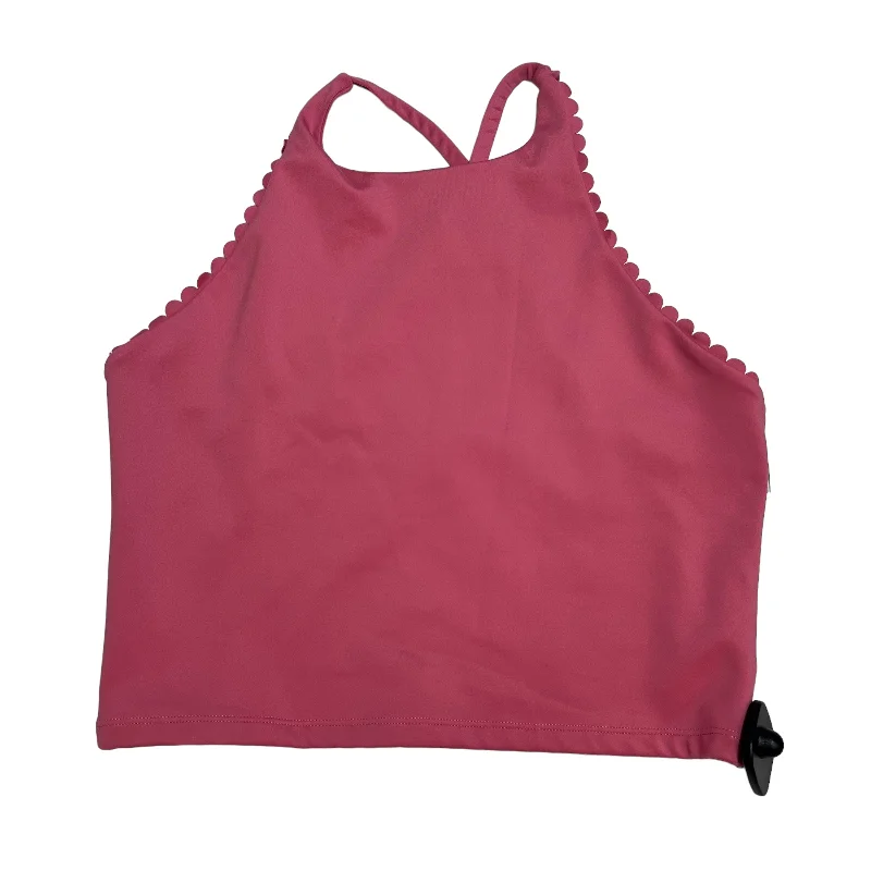 Yoga Tops for Flexibility and Endurance Training -Pink Athletic Tank Top Ivl Collective, Size L