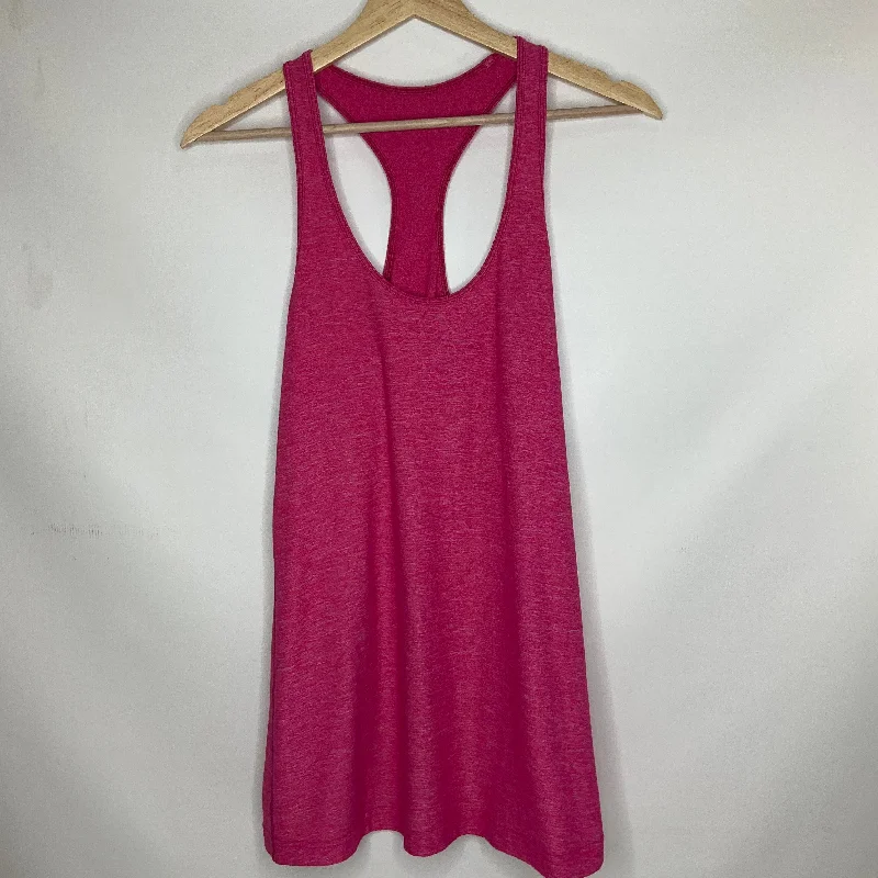 Women's Yoga Tops with Athletic Style -Pink Athletic Tank Top Lululemon, Size 12