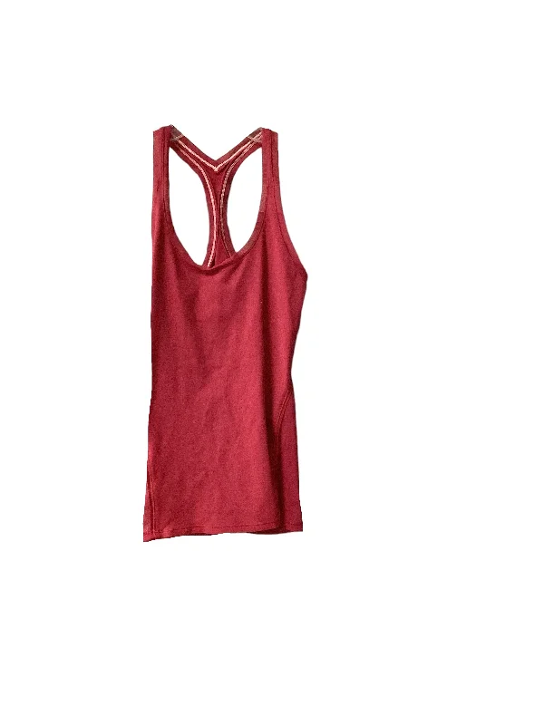 Women's Yoga Tops for Daily Wear -Pink Athletic Tank Top Lululemon, Size 2