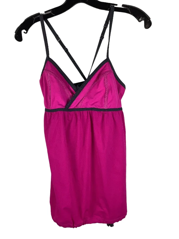 Yoga Tops for Easy Movement and Comfort -Pink Athletic Tank Top Lululemon, Size 6