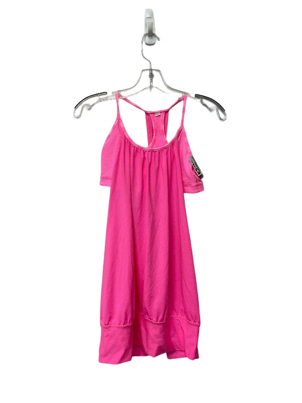 Yoga Tops for Maximum Stretch -Pink Athletic Tank Top Lululemon, Size 6