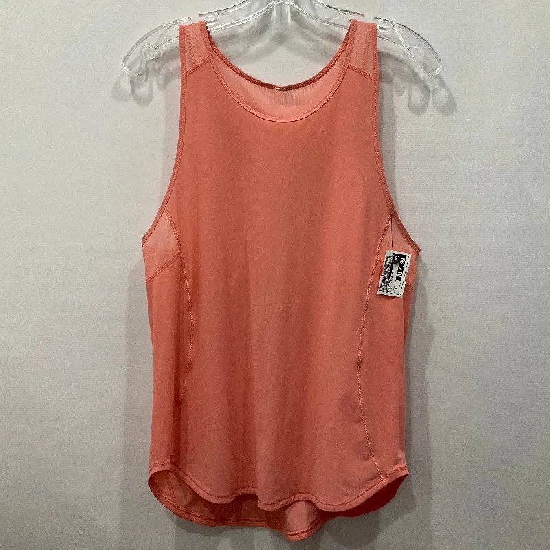 Yoga Tops for Deep Flexibility Training -Pink Athletic Tank Top Lululemon, Size 6